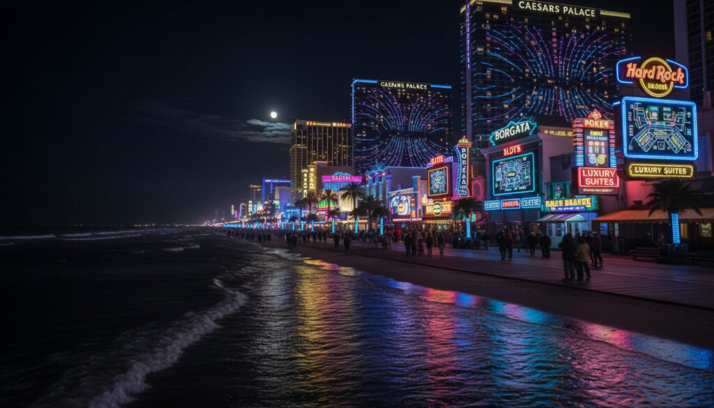 Atlantic City Casino – Kart, Hoteller og Åpne Kasinoer 2025