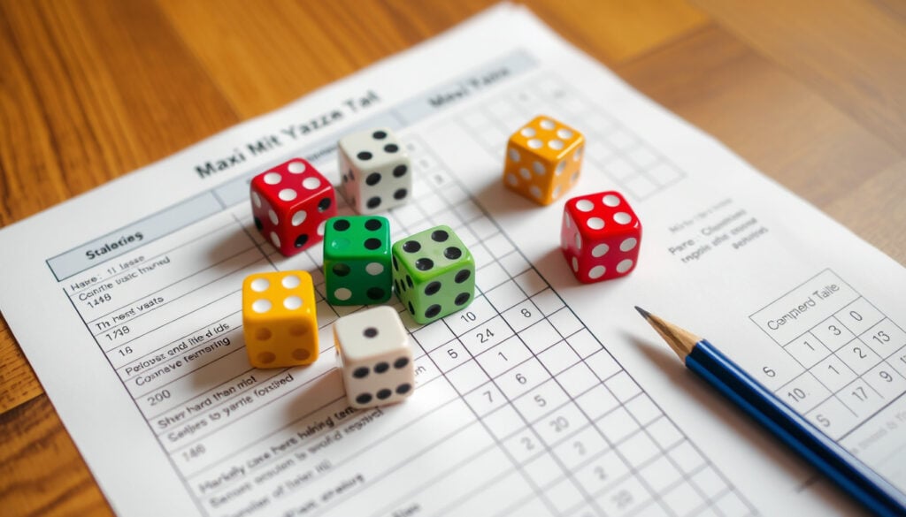 Maxi Yatzy Regler – Komplett Guide med Poengtabell og Tips