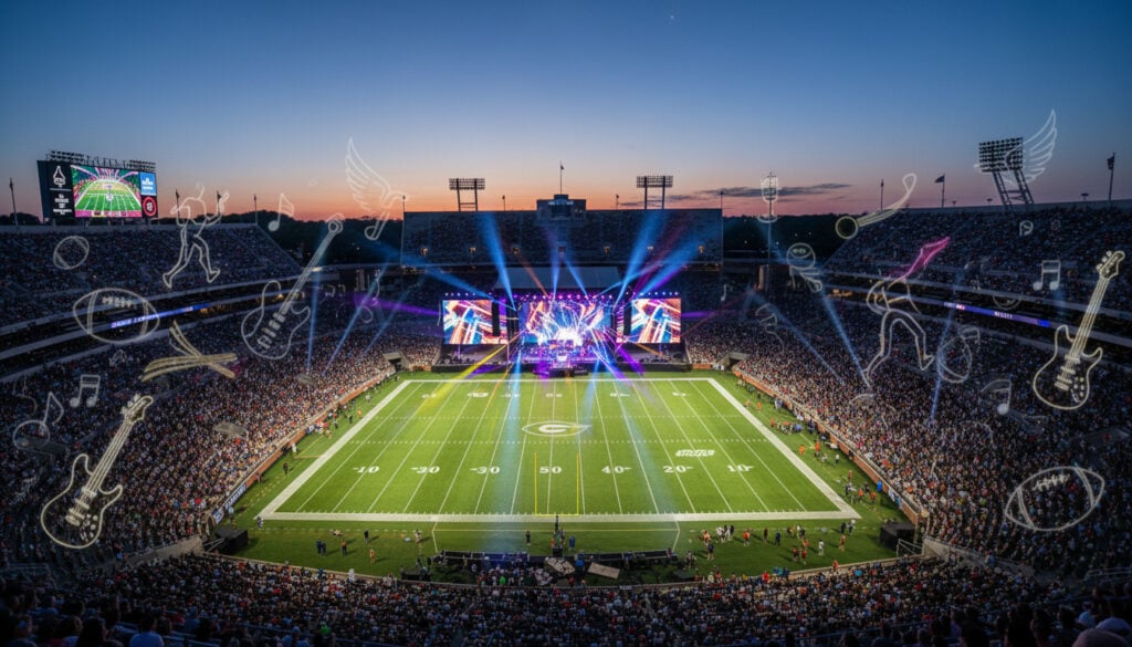 Sanford Stadium Sport Og Konsert Info